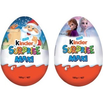 IGA Kinder surprise maxi christmas egg 100g selected varieties offer