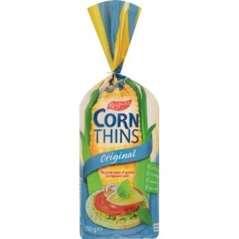 IGA Real foods corn thins 125-150g selected varieties offer
