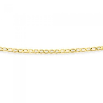 Goldmark 9ct gold 45cm solid curb chain offer