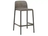 LivingStyles Bora Italian Made Commercial Grade Indoor / Outdoor Counter Stool, Taupe offer