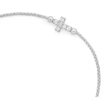 Goldmark Sterling silver cubic zirconia friendship bracelet offer