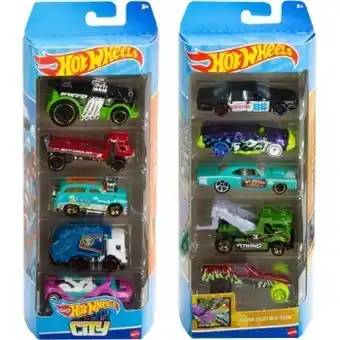 Myer Hot wheels assorted 5pk car gift pack offer