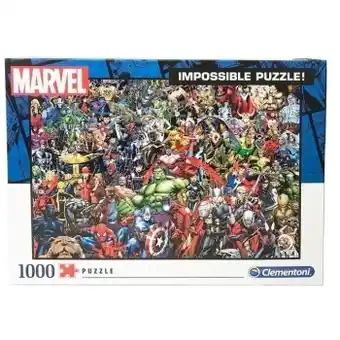 Marvel clementoni 1000pc impossible marvel puzzle!