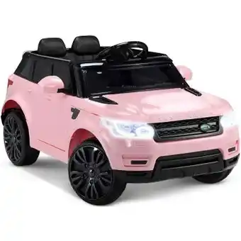Rigo kids range rover ride on car - pink
