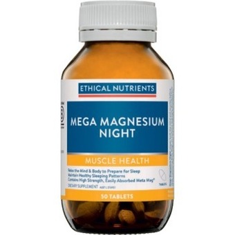 Ethical nutrients mega magnesium night 50 tablets