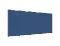 Officeworks Stilford Screen 1800 W x 900 H mm White Frame Blue Fabric offer