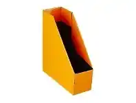 Officeworks J.Burrows Collapsible Cardboard Magazine File Orange offer