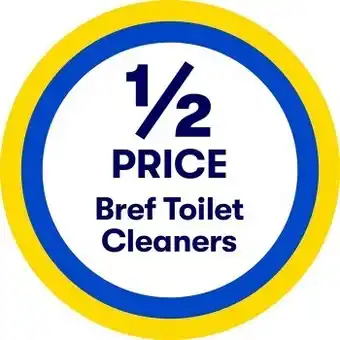 BIG W 1/2 price on bref toilet cleaners offer