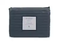 Ardor Boudoir Quilted Valance, Queen, Navy