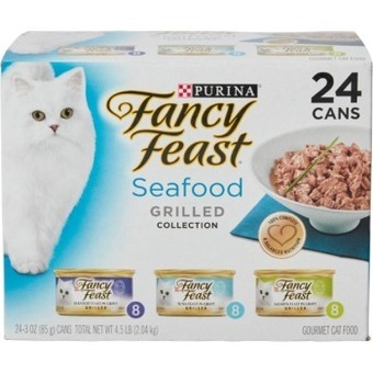 BIG W Fancy feast 24-pack cat food can varieties 85g offer