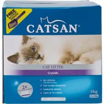 BIG W Catsan 6kg cat litter crystals offer