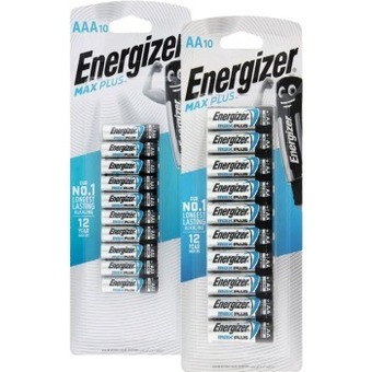 BIG W Energizer 10-pack aa or aaa max plus batteries offer