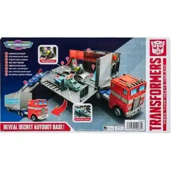 BIG W New micro machines optimus prime hauler playset offer