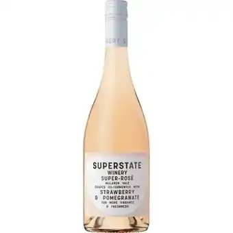 Dan Murphy's Superstate winery super rose with strawberry & pomegranate offer