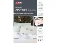 Officeworks Avery Crystal Clear Address Labels Kit 258 Pack offer