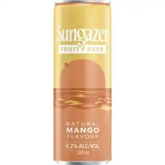 Dan Murphy's New sungazer fruity beer mango can 300ml offer