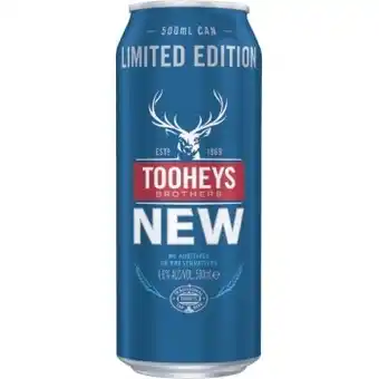 Dan Murphy's Tooheys new 500ml can offer