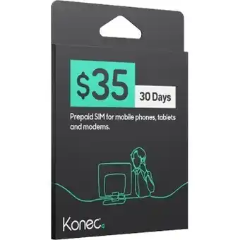 BIG W Konec $35 everyday sim starter pack offer