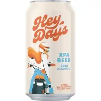 Dan Murphy's New hey days zero alcohol xpa can 375ml offer