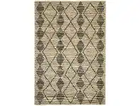 LivingStyles Kasa Handwoven Tribal Jute Rug, 155x225cm offer