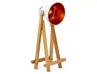 LivingStyles Laurieton Metal & Bamboo Table Lamp, Natural / White offer