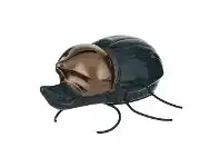 LivingStyles Insecto Ceramic Beetle Sculpture, Rhinoceros Beetle offer