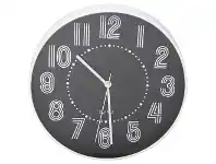 LivingStyles Zena Round Wall Clock, 31cm offer