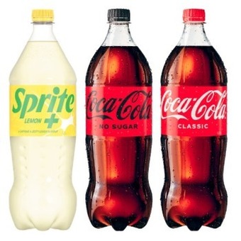 Coles Coca-cola, fanta or sprite soft drink 1.25 litre offer