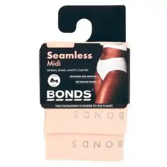 Coles Bonds women's midi seamfree 2 pack offer