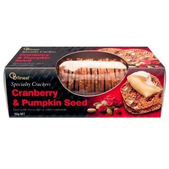 Coles Ob finest crackers 150g offer