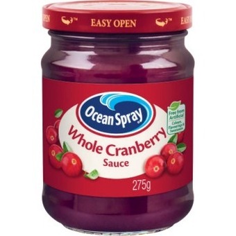 Coles Ocean spray cranberry sauce 275g offer