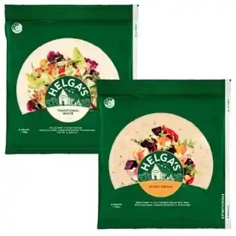 Coles Helga's wraps 250g-508g offer