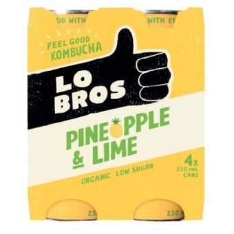 Coles Lo bros kombucha 4x250ml offer