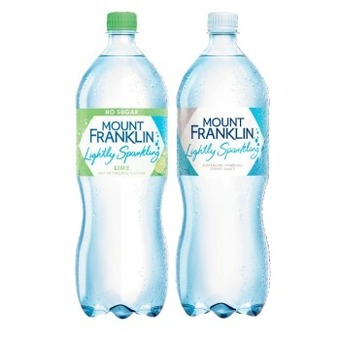 Coles Mount franklin lightly sparkling 1.25 litre offer