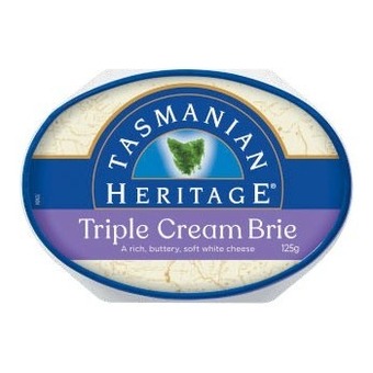 Coles Tasmanian heritage triple cream brie 125g offer
