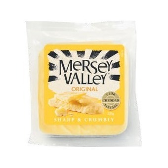 Coles Mersey valley cheddar cheese 235g offer