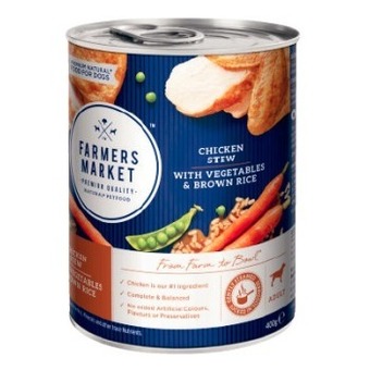 Coles Farmers market dog food 400g offer