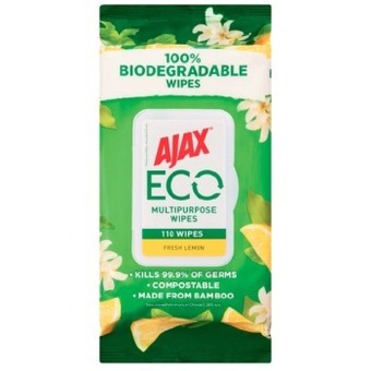 Coles Ajax eco multipurpose wipes 110 pack offer