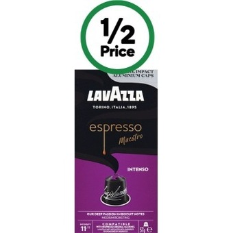 Woolworths Lavazza nespresso compatible capsules pk 10 offer