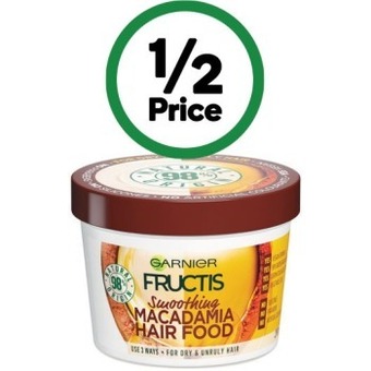 Woolworths Garnier fructis hair food 390ml offer