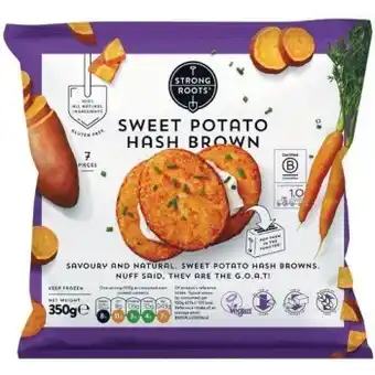 Woolworths Strong roots chips, fries or hashbrowns 350-750g offer