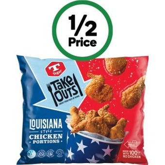 Woolworths Tegel louisiana or nashville style portions 1 kg offer