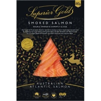 Superior gold smoked salmon 180g