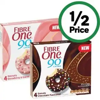 Woolworths Fibre one donuts 92g pk 4 offer