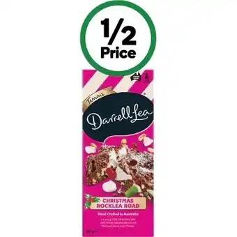 Woolworths Darrell lea rocklea road milk chocolate christmas 300g offer
