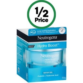 Woolworths Neutrogena hydro boost water gel 50g offer