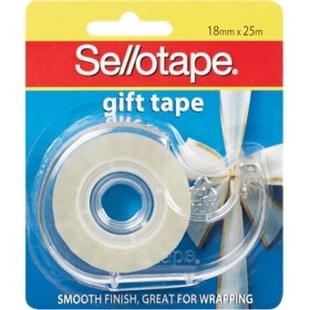 Woolworths Sellotape gift tape dispenser 18mm x 25m offer