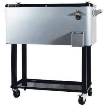 Heller alfresco ice drink cooler cart 80 litre