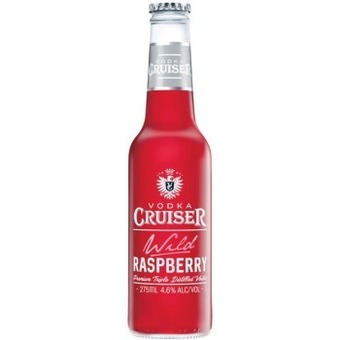 Woolworths Vodka cruiser wild raspberry bottles 24x275ml offer