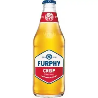 Woolworths Furphy crisp lager bottles 24x375ml offer